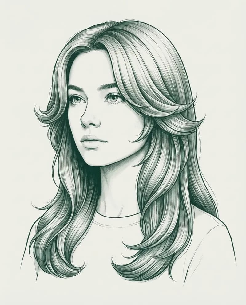 Ilustración del corte Corte mariposa